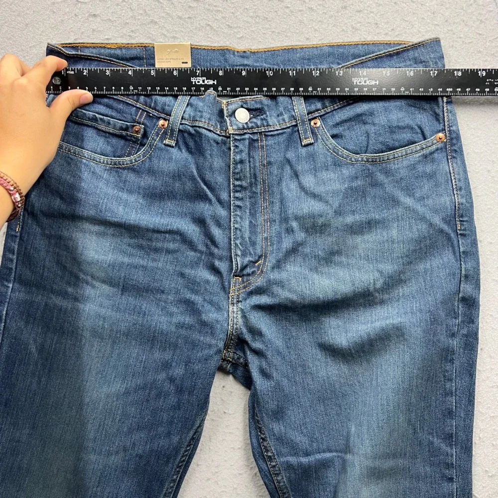 Levi's 511 Slim Jeans Mens 36x30 Medium Wash Stretch Denim 04511-1163